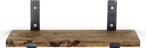 Raft LAM007, din lemn de molid, 40x14x16 cm