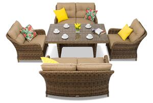 Mobilier de grădină Toledo Apetito 6 maro Garden Point