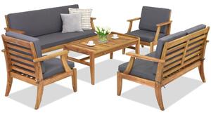 Mobilier terasă din lemn Danang Coffee 7 Garden Point