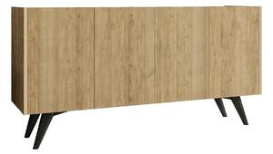 Comoda PEKIN, stejar, PAL melaminat, 150x40x76 cm