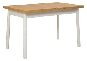 Masa extensibila OLIVER OPEN, stejar/alb, PAL melaminat, 120/153x75x77