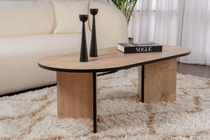 Măsuţă de cafea, Hanah Home, Culoare: Stejar Safir Negru