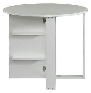 Masa plianta MIDDLE, alb, PAL melaminat, 90x45x77 cm