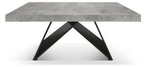 Masa Carole extensibila, picior Mdf - GRI CIMENT - 180 cm / 90 cm / 77 cm