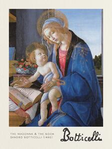 Artă imprimată The Madonna & The Book - Sandro Botticelli, (30 x 40 cm)