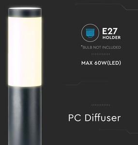 Lampă de exterior 1xE27/60W/230V IP44 80cm neagră