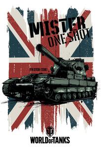 Ilustrație World of Tanks - Mister One Shot - Union Jack, WOT