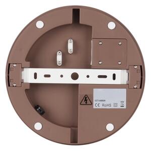 Brilagi - Lampă LED de exterior cu senzor BENE, LED/18W/230V, diam. 21,5 cm, maro, IP54