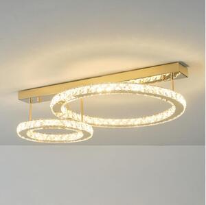 Zuma Line MX3713-2-3GT - Plafonieră LED dimabilă GIRONA, 36W, 230V, auriu