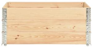 Straturi înălțate, 3 buc., 100 x 150 cm, lemn masiv de pin