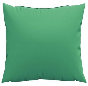 Perne decorative, 4 buc., verde, 50x50 cm, material textil