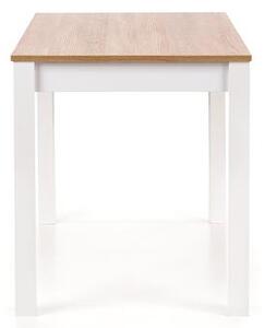 Masă de sufragerie Kymberly (stejar sonoma + alb) (pentru 4 persoane). 770745