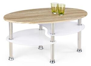 Masă de cafea Mente (stejar sonoma + alb). 770204
