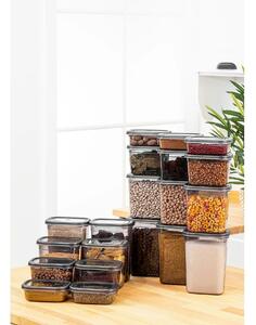 Set 20 recipiente 964FRM5338, transparent/gri, plastic