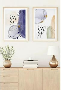 Set 2 tablouri HUHU21, multicolor, 50x70 cm