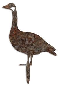 Decoratiune gradina GOOSE A-01, maro, metal, 44x49 cm