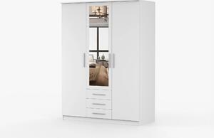 Dulap de haine Svalga 3D (alb). Promo -19%. 1014280