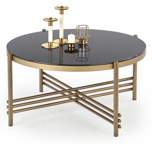 Masă de cafea Inge (negru + auriu). 1048602