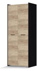 Dulap de haine Moledo (Stejar counter gri + stejar canterbury). Promo -20%. 1071565