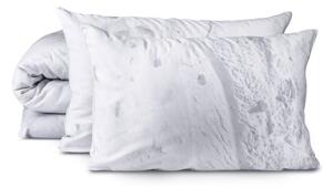 Lenjerie de pat pentru patul de o persoană Zăpadă Foonka 155 x 200 cm