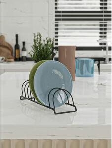 Suport vase SM016-B, negru, metal, 28x85x85 cm