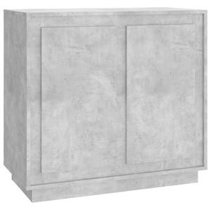 Servantă, gri beton, 80x34x75 cm, lemn prelucrat