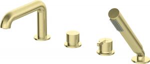 SILIA Baterie cada cu 4 orificii - set de dus BQS_R14M Finisaj: auriu periat