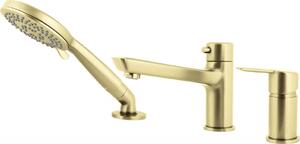 ARNIKA Baterie pentru Cadă cu 3 Orificii Finisaj Auriu Periat BQA_R13M