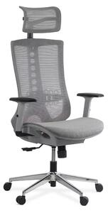 Scaun premium de birou ergonomic Mesh cu spatar înalt, suport lobar, roti 360°, reglare înaltime