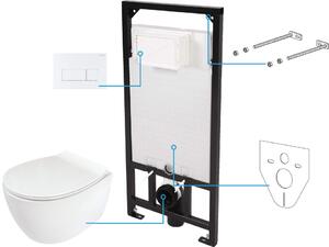 SILIA Set wc 6 în 1 CDLA6ZPW Finisaj: alb