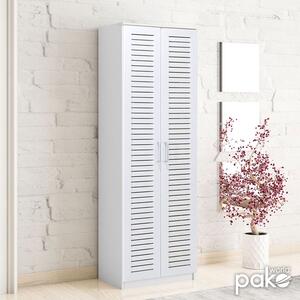 Dulap Pantofi Sante 21 Perechi Alb 60x37x183 cm