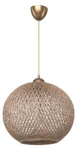 Lustra cu o singura lumina PWL-1112, E27, maro, 38x75 cm