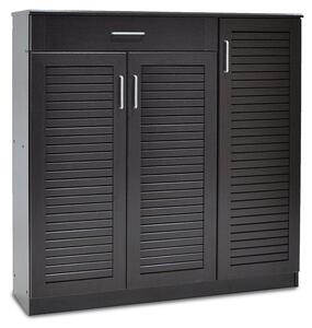Dulap Pantofi Sante 30 Perechi Wenge 120x37x123 cm