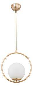Lustra cu o singura lumina PWL-1193, E27 auriu, 26x75 cm