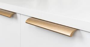 Maner pentru mobila Ona, finisaj alama shadow periata, L 200 mm