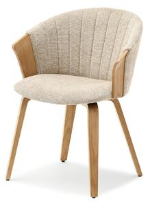 Scaun Gurman (bej + stejar). Promo -14%. 1111074