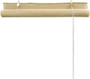 Jaluzele rulabile, 120 x 160 cm, bambus natural