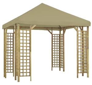 Pavilion, bej, 3 x 3 m (310032+47708)