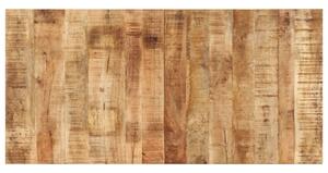 Blat de masă, 120x60x(2,5-2,7) cm, lemn de mango nefinisat