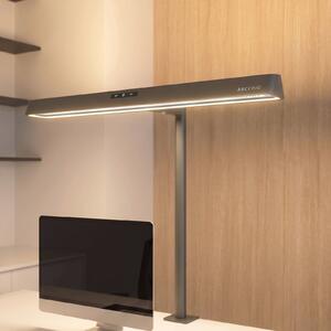 Arcchio Lampa cu clemă LED Shax, negru, senzor, dimabil, 4.000K, reglabil, Negru, Studiu / Birou, Metal, Modern