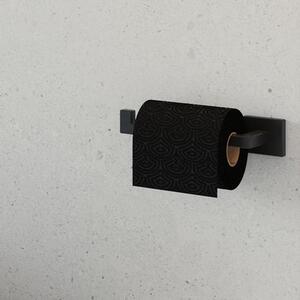 Oltens Tved suport pentru hârtie igienică negru mat 81105300