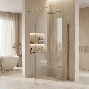 Rea Heaven, Paravan de duș walk-in, 100 cm, auriu mat, REA-K6684