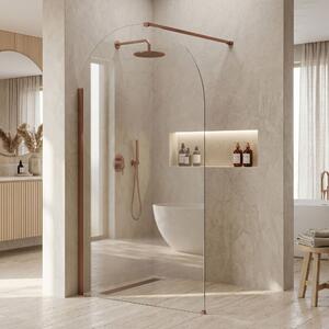 Rea Heaven, Paravan de duș walk-in, 120 cm, cupru mat, REA-K6689