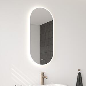 Oltens Nordlis oglindă 40x90 cm oval cu iluminare cu covoraș de încălzire 64103000