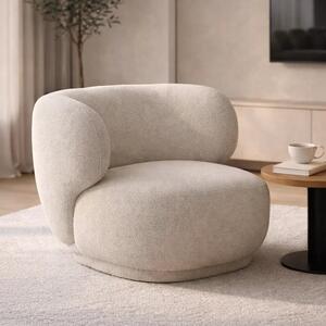 Fotoliu de relaxare Skindi - bouclé bej Catch Me 02