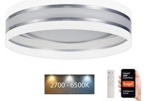 Plafonieră LED dimabilă SMART CORAL LED/24W/230V Wi-Fi Tuya albă + telecomandă