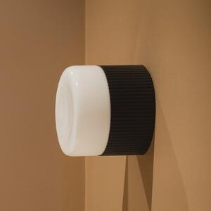 Globen Lighting – Plafonieră pentru baie Hubble 12, negru, Ø 12 cm, reglabil, Negru, Baie, Metal, Scandinavă