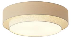 Plafonieră modernă bej 50cm 3 lumini - Drum Duo