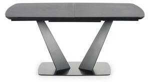 Masă de sufragerie extensibilă 160-220 cm Fredda (negru + gri) (pentru 6 8 persoane). 1048853