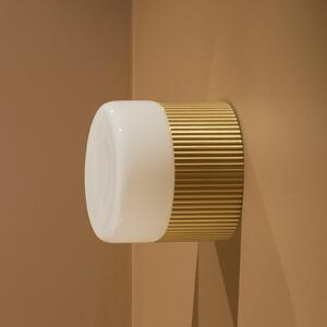 Globen Lighting – Plafonieră pentru baie Hubble 12, din alamă, Ø 12 cm, reglabil, Auriu / Alamă, Baie, Metal, Scandinavă